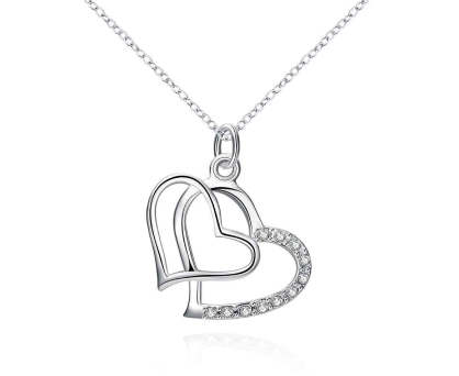 Two hearts pendant. Shop in Ukrainian Marriage Agency.