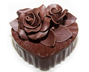 Chocolate heart. Shop in Ukrainian Marriage Agency.