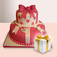 Cake with surprise. Shop in Ukrainian Marriage Agency.