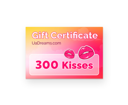 300 kisses. Shop in Ukrainian Marriage Agency.