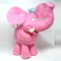 Big pink elephant. Shop in Ukrainian Marriage Agency.