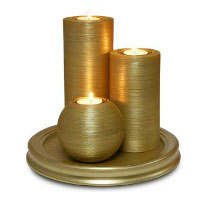 The geometric candles. Shop in Ukrainian Marriage Agency.