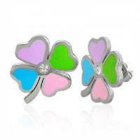 Colored earrings. Shop in Ukrainian Marriage Agency.