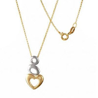 Chain and the pendant in a golden color. Shop in Ukrainian Marriage Agency.
