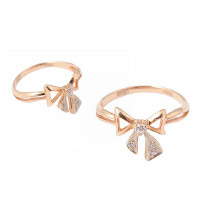 Ring with bow. Shop in Ukrainian Marriage Agency.