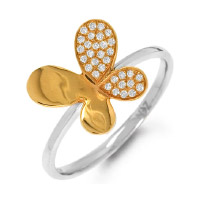 Ring with batterfly. Shop in Ukrainian Marriage Agency.