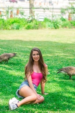 Anna from Cherkasy 20 years - on a summer outing. My mid primary photo.