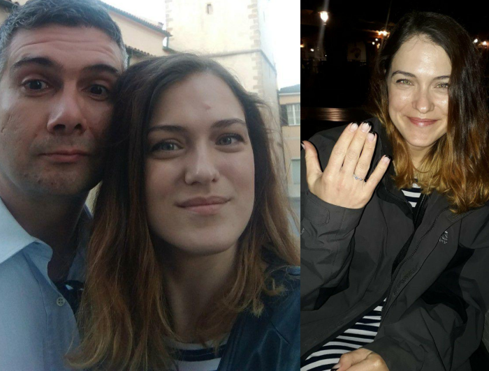 A couple who met each other on UaDreams.com and want to marry