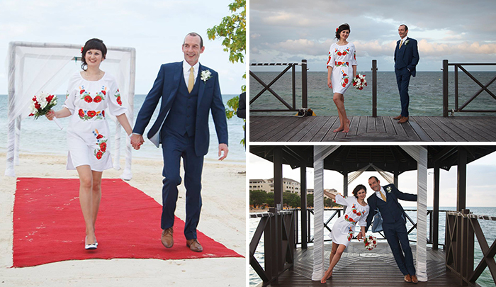 Vika and Steve got married on romantic Jamaica