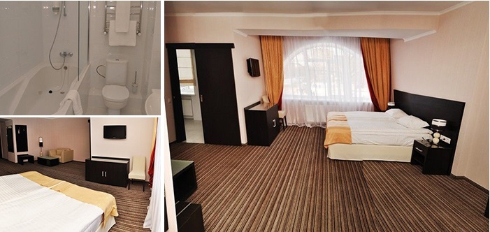 single occupancy standard room «golden» room for dating at the hotel, Cherkasy