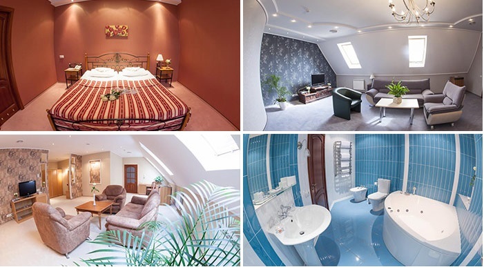 best private apartment «delux» hotel room, Cherkasy