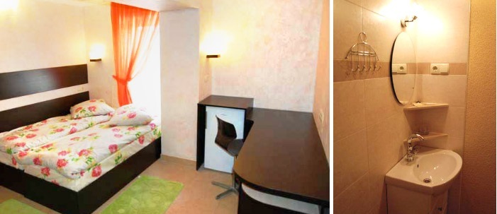 one-room private apartment in Lutsk Cosy single room at the hotel for dating trip in Lutsk