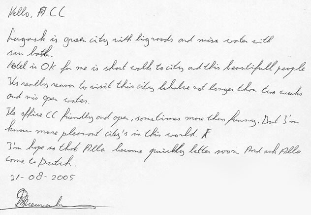 Testimonial from Gerrit. Ukrainian Marriage Agency