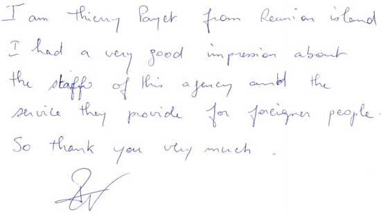Testimonial from Thierry. Ukrainian Marriage Agency